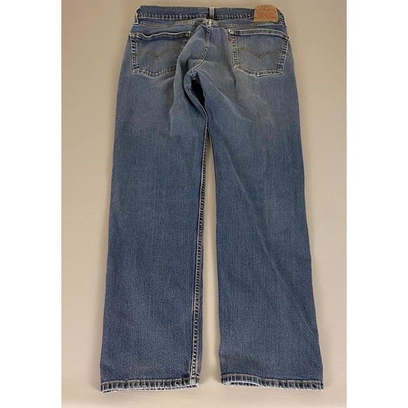 Levi's 550 Relaxed Fit Jeans Men's Size 36x32 Blue Medium Wash Denim Pants - Picture 15 of 16
